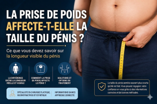 Pourquoi le pénis peut paraître plus court avec le surpoids